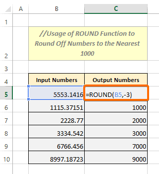 How To Round Off Numbers In Excel [9 Methods] - Excelgraduate