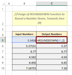 How to Round Off Numbers in Excel [9 Methods] - Excelgraduate