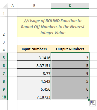 How to Round Off Numbers in Excel [9 Methods] - Excelgraduate