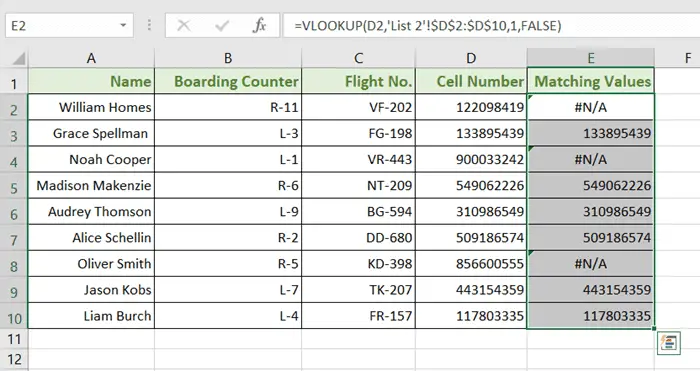 find-matching-values-in-two-worksheets-in-excel-with-5-methods