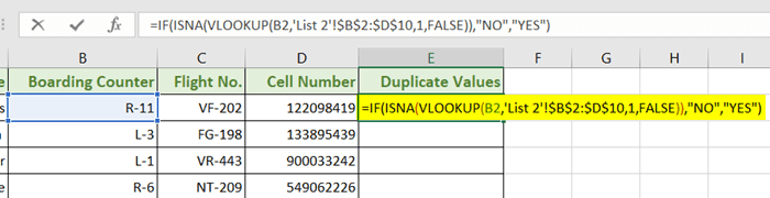 Way 5: Find Matching Values in Two Worksheets in Excel