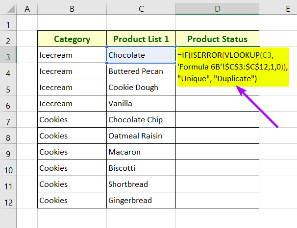 Vlookup  for Duplicate Values Between Two Worksheets and Identify Duplicate & Unique Data in Excel