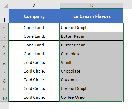 Selecting cells to Highlight Duplicates in Excel