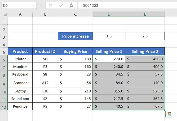 How To Copy A Formula In Excel With Changing Row References