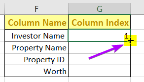 Usage of Fill Handle in Excel
