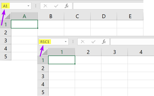 A1 & R1C1 Reference Style in Excel [A Complete Discussion]