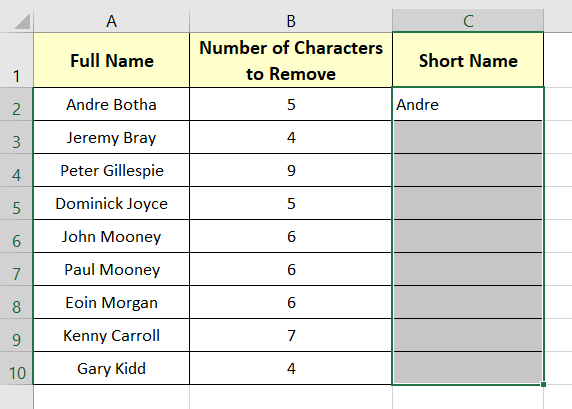 Applied the customized formula with a VBA Code in a cell