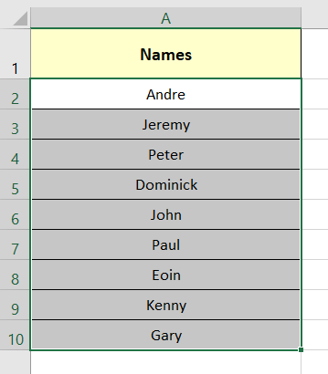 Final result using formula with Find and Replace tool in Excel