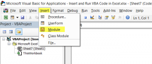 A Complete Guideline To Insert And Run VBA Code In Excel