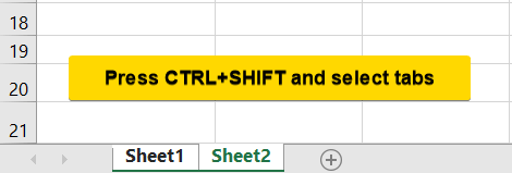 Using shortcut key in Excel to copy sheet with format and formulas