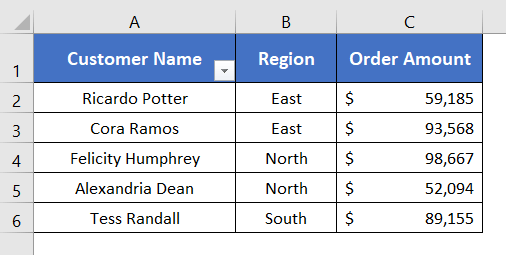 Removed duplicates and showing only unique values in Excel