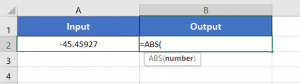 An Overview of ABS Function | Microsoft Excel - Excelgraduate