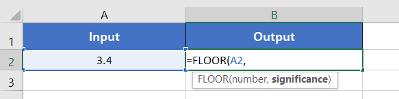 Usage Guide of FLOOR Function in Excel