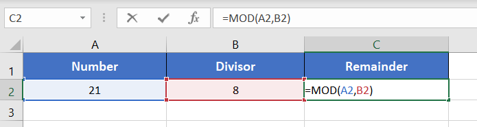 Usage Guide of MOD Function in Excel