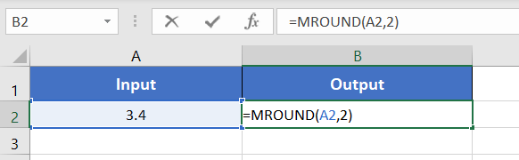 Usage Guide of MROUND Function in Excel