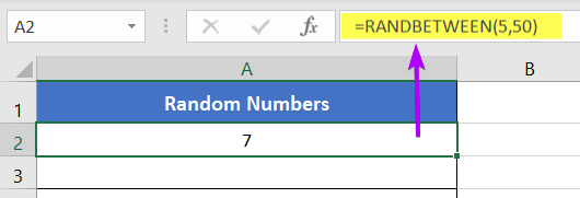 Usage Guide of RANDBETWEEN Function in Excel