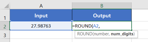 Usage Guide of ROUND Function in Excel