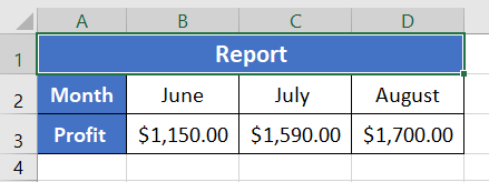 How to Use Merge and Center in Excel