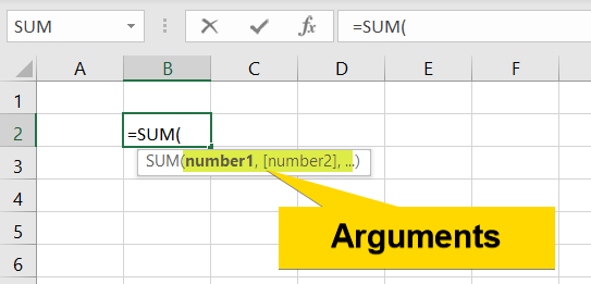 What is an Argument in Excel?
