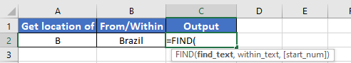 Usage Guide of FIND Function in Excel
