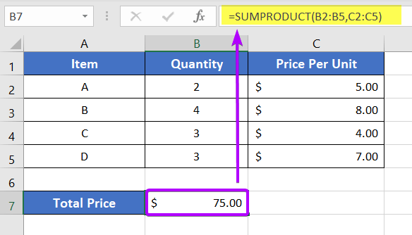 An Overview of SUMPRODUCT Function | Microsoft Excel