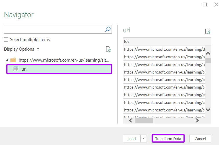 Guide to Import an XML File from Web to Excel