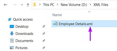 Showing XML file to open XML in Excel with VBA code