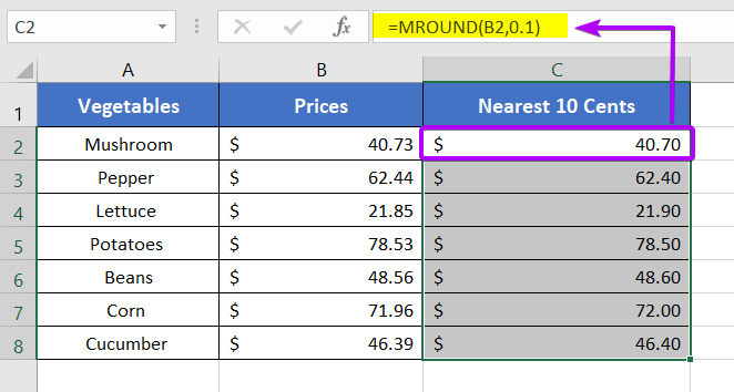 4-formulas-to-round-off-prices-to-nearest-10-cents-in-excel