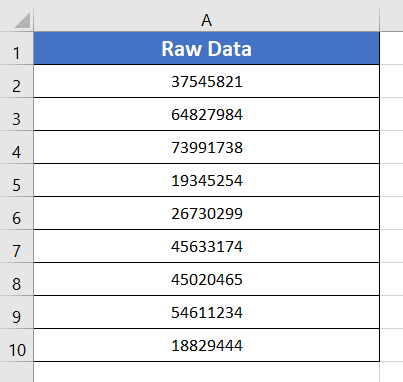 Removed special characters from the Excel dataset 