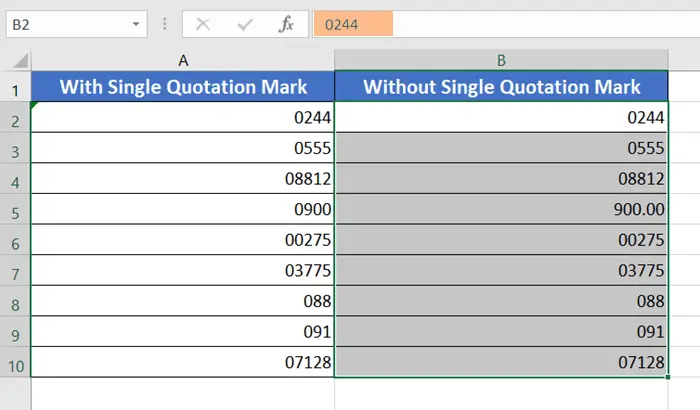 6 Ways to Remove Single Quotes in Excel