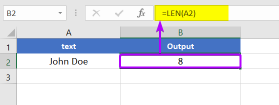 Usage Guide of LEN Function in Excel