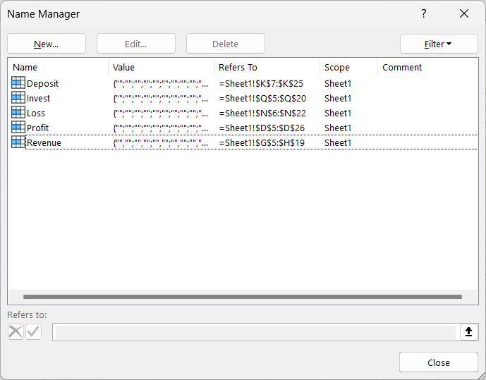 How to Use Name Manager in Excel