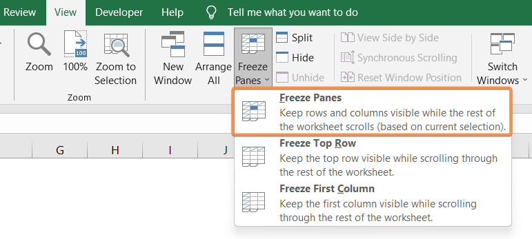 An Overview of the Freeze Panes Feature in Excel Excelgraduate