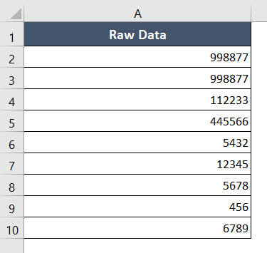 Removed the leading zeros in Excel by errors converting to number 