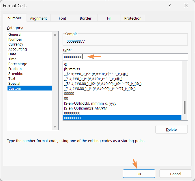 Remove Leading Zeroes in Excel If the Data are Number Values