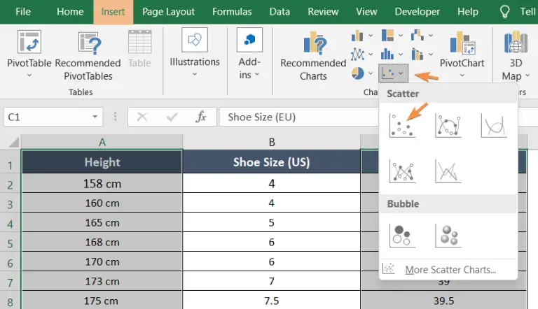 How To Create A Correlation Graph In Excel Correctly Excelgraduate   3 Create Correlation Graph In Excel 768x442 