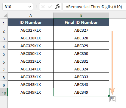 7 Ways to Remove Last 3 Digits in Excel - Excelgraduate