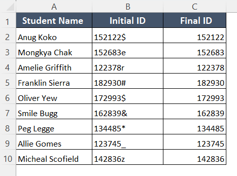 Successfully Deleted Last Digit Using VBA Subroutine