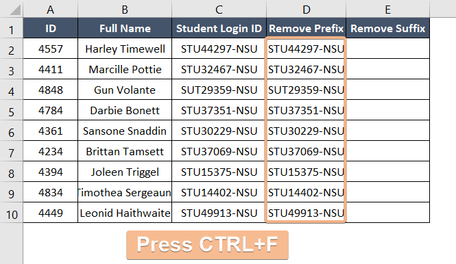 How To Remove Prefix And Suffix In Excel [11 Methods]