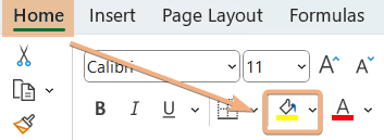 Fill color to highlight invalid cells in Excel Pivot Table that cannot group selection