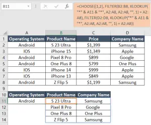 How to Return Array Using XLOOKUP in Excel[4 Methods]