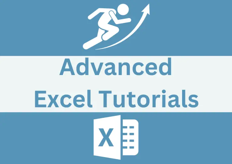 Advanced Excel Tutorials