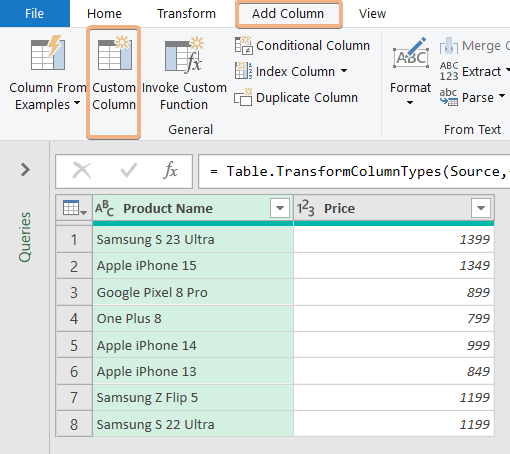 Adding Custom Column for Nested IF statement in Power Query