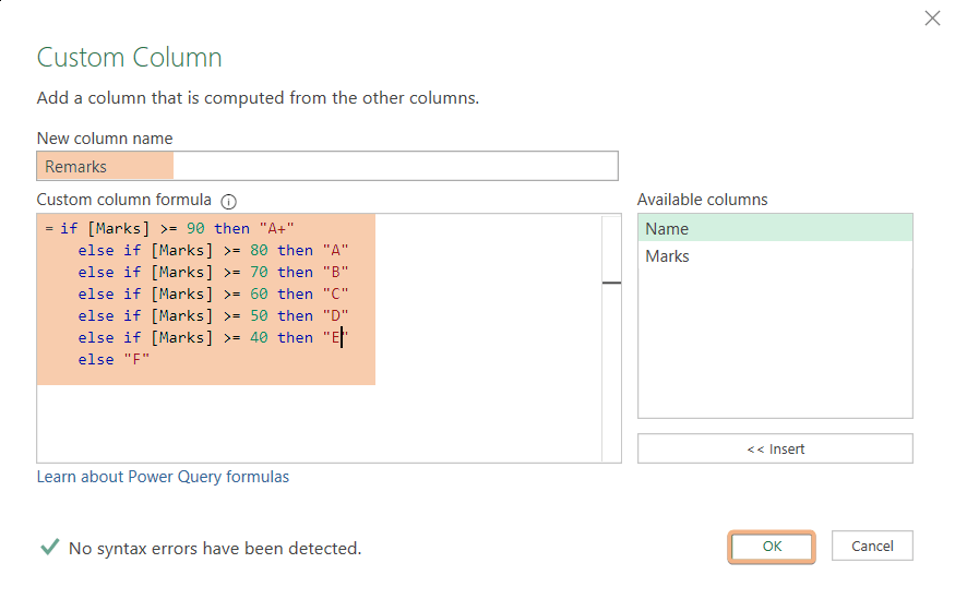 Create Custom Column Using IF Statement in Power Query [2 Examples]