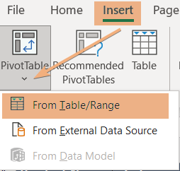 Inserted Pivot Table to edit Pivot Table Calculated field in Excel