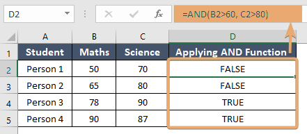 How to Use AND Function in Excel [3 Examples]