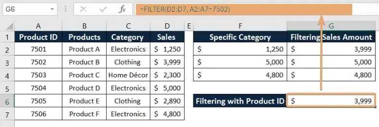 How to Use FILTER Function in Excel [3 Examples]
