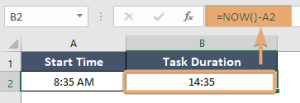 How to Use NOW Function in Excel [2 Examples]