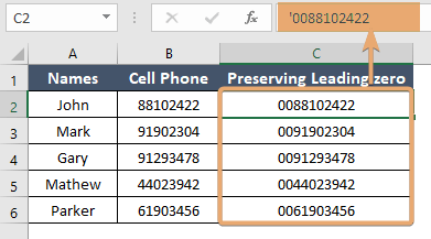 What Does Apostrophe (‘) Mean in Excel Cell [2 Examples]