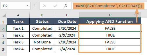 How to Use AND Function in Excel [3 Examples]